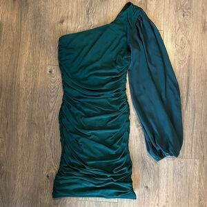 Hello Molly Party It Up Forest Green Small Dress